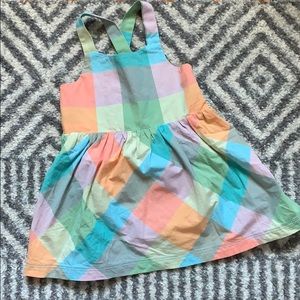 Tea Collection Mulitcolor Plaid Sundress- BNWOT!